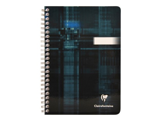 1 Cahier reliure spirale A5 180 pages ligné- couleur aléatoire