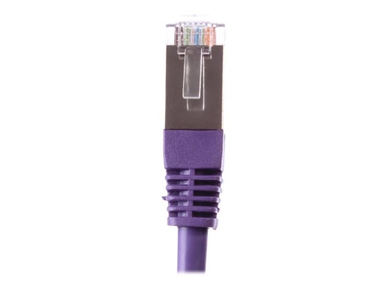 Uniformatic - Cordon de raccordement - RJ-45 (M) pour RJ-45 (M) - 10 m - FTP - CAT 6 - moulé - violet