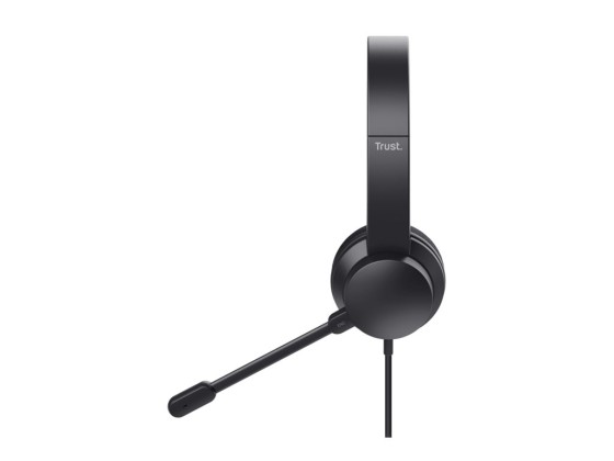 TRUST HS-260 USB - USB C Noise Cancelation On Ear PC Headset ECO