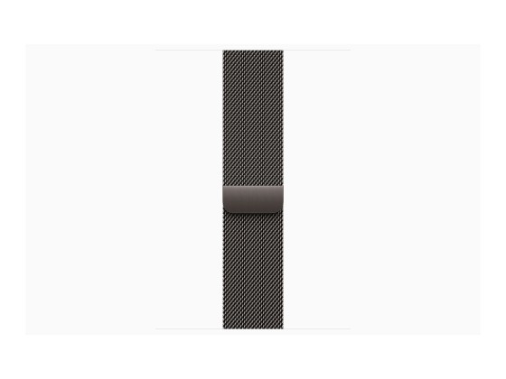 Apple Watch Series 10 (GPS + Cellular) - 46 mm - ardoise titane - montre intelligente avec boucle milanaise - maille en acier inox - ardoise - taille du bracelet : M/L - 64 Go - LTE, Wi-Fi 4, UWB, Bluetooth - 4G - 41.7 g
