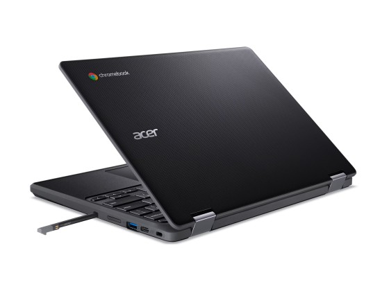 Acer Chromebook Spin 511 R756T-TCO - Conception inclinable - Intel N-series - N100 / jusqu'à 3.4 GHz - Chrome OS (avec mise à niveau de Chrome Education) - UHD Graphics - 8 Go RAM - 32 Go eMMC - 11.6" IPS écran tactile 1366 x 768 (HD) - Wi-Fi 6E - noir -