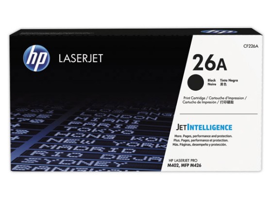 1 HP 26A CF226A toner noir