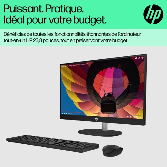 HP All-in-One 24-cr0081nf PC AMD Ryzen™ 7 16 Go DDR4-SDRAM 512 Go SSD Windows 11 Home