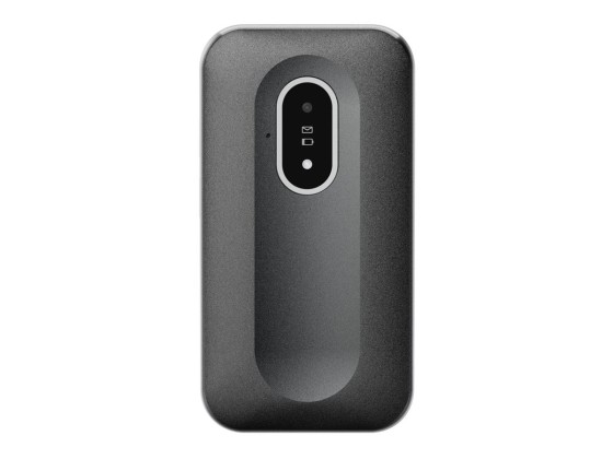 DORO Leva L20 - 4G téléphone de service - RAM 64 Mo / Mémoire interne 128 Mo - microSD slot - écran LCD (TFT) - 320 x 240 pixels (60 Hz) - rear camera 2 MP - blanc et noir