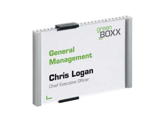 1 Plaque de porte format A6 - L 14,9 x H10,55 cm