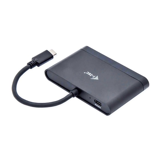 I-TEC USB-C HDMI and USB Adapter with Power Delivery 1xHDMI 4K 2xUSB 3.0 Port 1xUSB-C Power Delivery/Dataport compatible with TB3