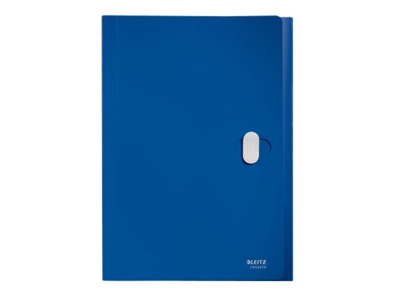 1 Trieur extensible Leitz en PP recyclé - 6 compartiments - Bleu