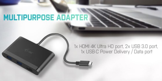 I-TEC USB-C HDMI and USB Adapter with Power Delivery 1xHDMI 4K 2xUSB 3.0 Port 1xUSB-C Power Delivery/Dataport compatible with TB3
