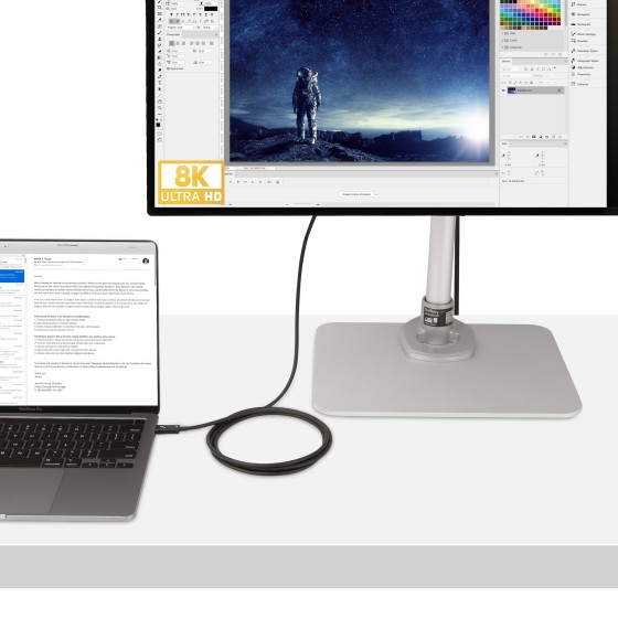 StarTech.com Câble Thunderbolt 4 Actif de 2m, 40Gps, 100W PD, Vidéo 4K/8K - Câble USB - 24 pin USB-C (M) pour 24 pin USB-C (M) - USB 3.2 Gen 2 / USB4 / Thunderbolt 3 / Thunderbolt 4 / DisplayPort 1.4a - 2 m - actif, Alimentation USB (100 W), débit de tran