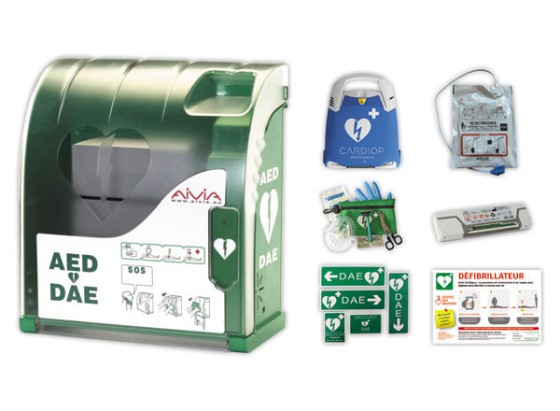 PACK DEFIBRILATEUR FRED PA-1EXTERIEUR