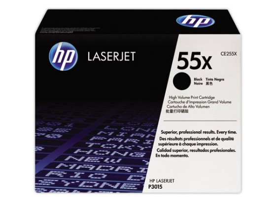 1 HP 55X CE255X toner noir Grande capacité