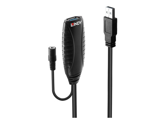 Lindy 43156 câble USB USB 3.2 Gen 1 (3.1 Gen 1) 10 m USB A Noir