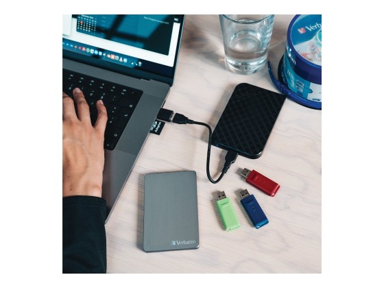 Verbatim Disque dur portable mince Store n Go ALU 1 To gris