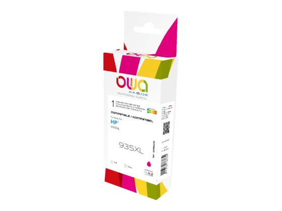 1 Cartouche d'encre ARMOR magenta compatible HP 935XL
