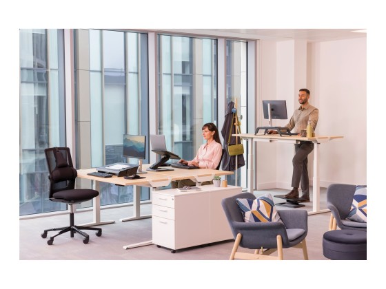 Fellowes Hana LT Monitor Support Black Noir