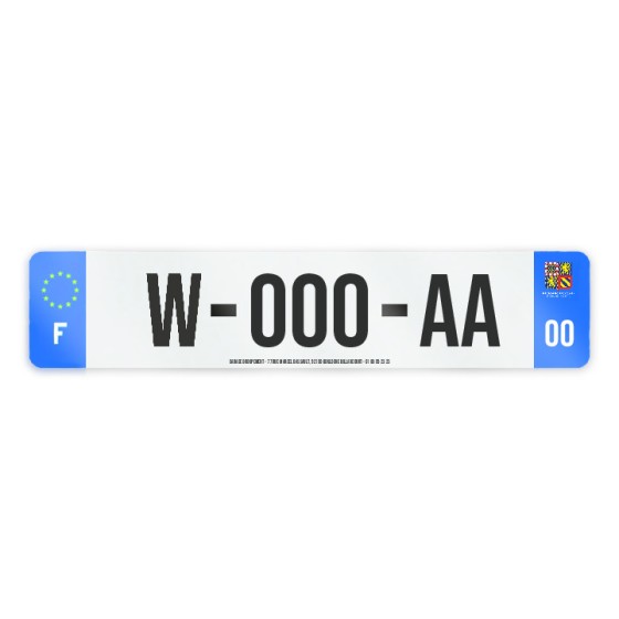 PLAQUE W GARAGE A PERSONNALISER