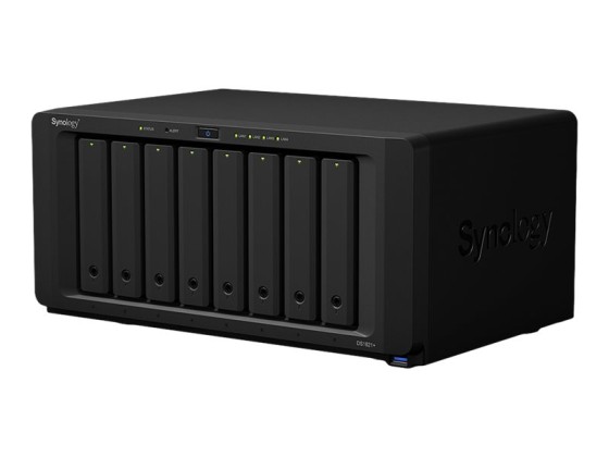 SYNOLOGY DS1821+ 8-Bay NAS AMD Ryzen Embedded V1500B quad-core 2.2GHz 4Go DDR4 up to 32Go 4xUSB 3.2 Gen 1 2xeSATA