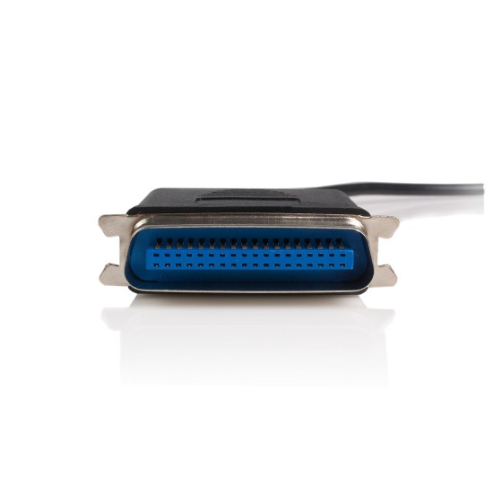 StarTech.com Câble Adaptateur de 3m USB vers 1 Port Parallèle pour Imprimante - Mâle Mâle - Adaptateur parallèle - USB 2.0 - IEEE 1284 - noir