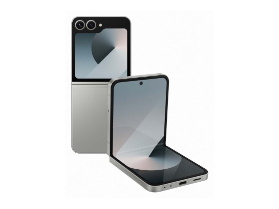Samsung Galaxy Z Flip6 - Enterprise Edition - 5G smartphone - double SIM - RAM 12 Go / Mémoire interne 256 Go - écran OEL - 6.7" - 2640 x 1080 pixels (120 Hz) - 2x caméras arrière 50 MP, 12 MP - front camera 10 MP - ombre argentée