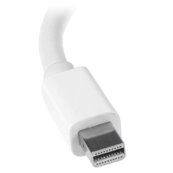 StarTech.com Adaptateur audio / vidéo de voyage - Convertisseur 2-en-1 Mini DisplayPort vers HDMI ou VGA - 1920x1200 / 1080p - Convertisseur vidéo - DisplayPort - HDMI, VGA - blanc - pour Apple MacBook Air