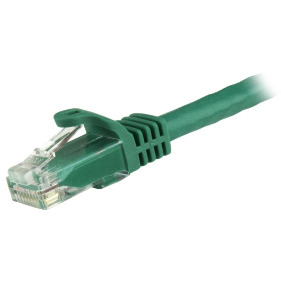 StarTech.com Câble réseau Cat6 Gigabit UTP sans crochet de 3m - Cordon Ethernet RJ45 anti-accroc - Câble patch Mâle / Mâle - Vert - Cordon de raccordement - RJ-45 (M) pour RJ-45 (M) - 3 m - UTP - CAT 6 - sans crochet - vert
