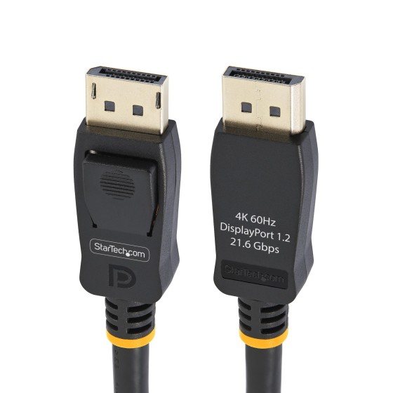 StarTech.com 2m VESA Certified DisplayPort 1.2 Cable - 10 Pack - 4K 60Hz - Câble DisplayPort - DisplayPort (M) verrouillé pour DisplayPort (M) verrouillé - DisplayPort 1.2 - 2 m - prise en charge UHD 4K60Hz, stéréo 3D - noir (pack de 10)