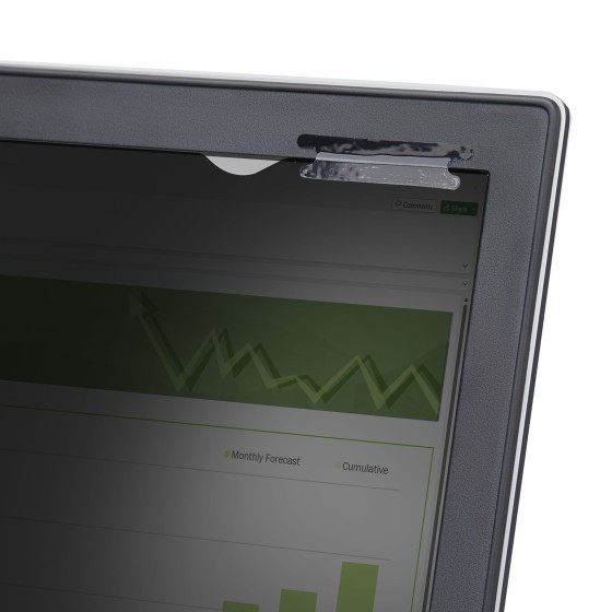 StarTech.com Filtre de Confidentialité pour Écran Tactile 16:9 de 13,3" - Filtre de confidentialité pour ordinateur portable - à double sens - adhésif, languettes de charnière, charnières à bascule - 13.3" - transparent