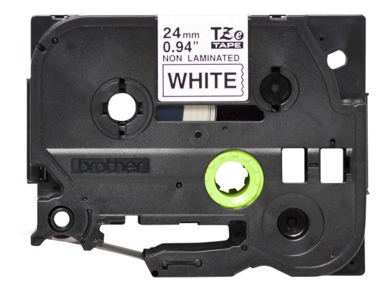 BROTHER P-TOUCH TZE-N251 noir sur blanc 24mm