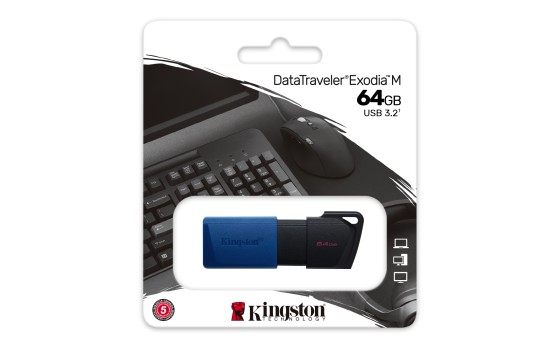 KINGSTON 64Go DataTraveler Exodia M