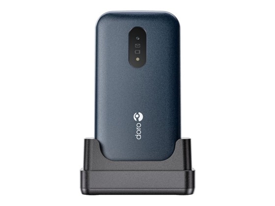 DORO 2820 - 4G téléphone de service / Mémoire interne 17 Mo - microSD slot - 320 x 240 pixels - rear camera 0,3 MP - bleu