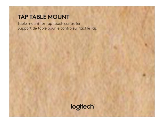 LOGITECH Tap Table Mount Video conferencing controller mounting kit for Room Solution Base Bundle Huddle Large Tap