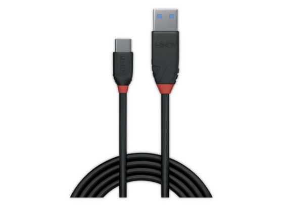 Lindy 36916 câble USB USB 3.2 Gen 1 (3.1 Gen 1) 1 m USB A USB C Noir