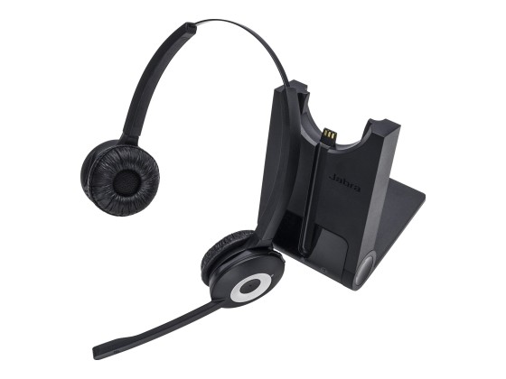 Jabra Pro 920 Duo Headset Wireless Head-band Office/Call center Black
