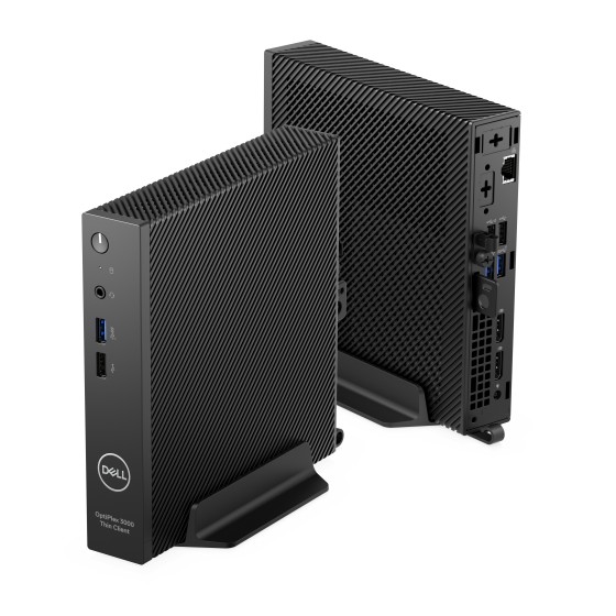Dell OptiPlex 3000 Thin Client - Client léger - MBF 1 x Pentium Silver N6005 / jusqu'à 3.3 GHz - RAM 8 Go - flash - eMMC 64 Go - UHD Graphics - IEEE 802.11ax (Wi-Fi 6E), Gigabit Ethernet, Bluetooth - Dell ThinOS - moniteur : aucun - noir - BTS - avec 3 an