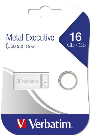 Verbatim Metal Executive - Clé USB - 16 Go - USB - argent