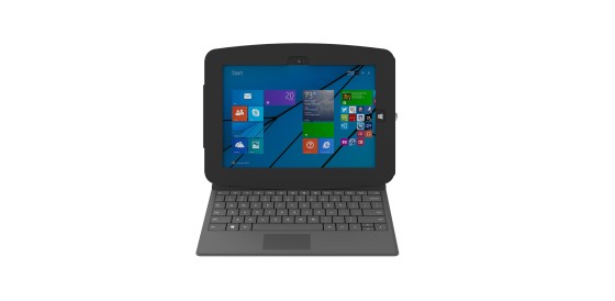 Compulocks Surface Pro 3-7 Support Boitier mural Space Blanc - Kit de montage (enceinte) - pour tablette - aluminium - noir - Taille d'écran : 12" - montable sur mur - pour Microsoft Surface Pro 3, Pro 4, Pro 5, Pro 6, Pro 7, Pro 7+