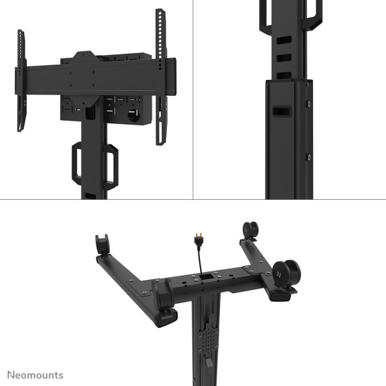 NEOMOUNTS FL50S-825BL1 Support au sol mobile pour écran 37-75p - TÜV