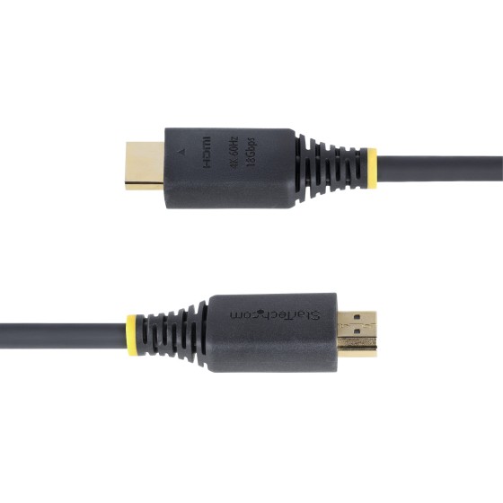 StarTech.com Câble HDMI Haut Débit de 3m Certifié Premium, 4K 60Hz/1440p 144Hz, HDR10/HDCP 2.2/ARC, 18Gbps, Cordon HDMI 2.0 UHD pour TV/Moniteur/Affichage, Gaine TPE