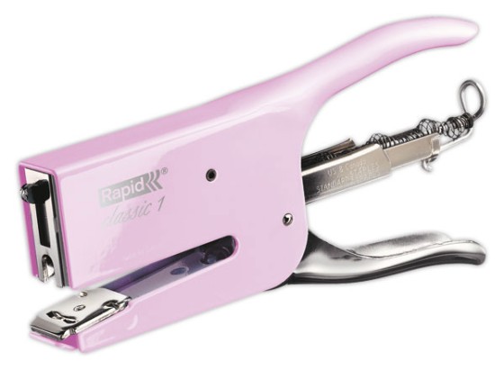 1 Pince agrafeuse Rapid Classique K1 rose