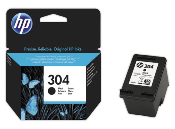 HP 304 original Black Ink cartridge N9K06AE UUS