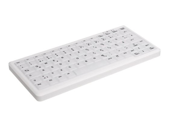 CHERRY AK-C4110F-U1-W/FR Wired keyboard compact without numpad washable USB white (FR)