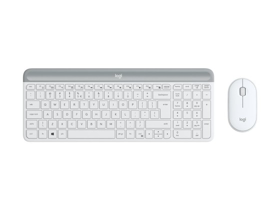 Logitech MK470 clavier Souris incluse Bureau RF sans fil AZERTY Français Blanc