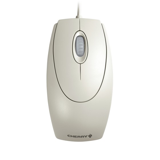 CHERRY WHEELMOUSE M-5400 Souris optique 1000 dpi 3 boutons USB+PS/2 grise claire