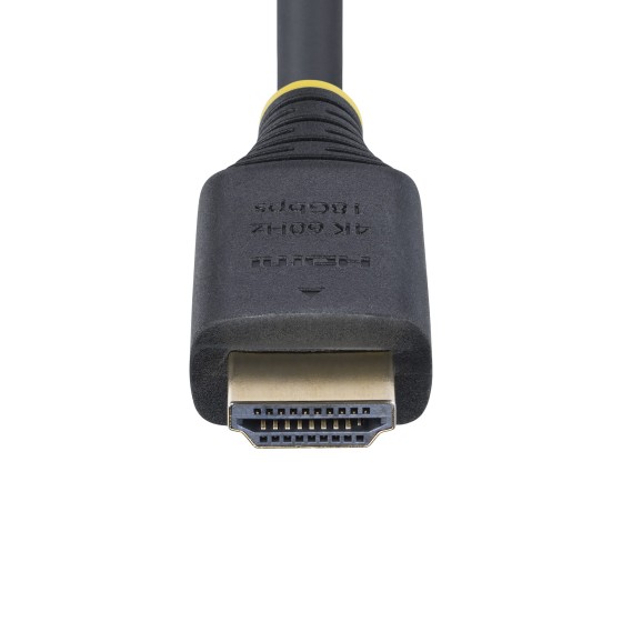 StarTech.com Câble HDMI Haut Débit de 3m Certifié Premium, 4K 60Hz/1440p 144Hz, HDR10/HDCP 2.2/ARC, 18Gbps, Cordon HDMI 2.0 UHD pour TV/Moniteur/Affichage, Gaine TPE