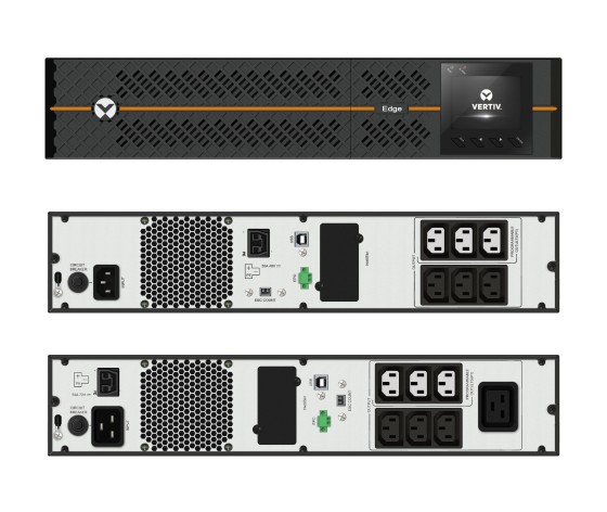 Vertiv EDGE - Onduleur (montable sur rack / externe) - CA 230 V - 1350 Watt - 1500 VA - 9 Ah - USB - connecteurs de sortie : 6 - 2U