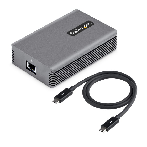 StarTech.com Adaptateur Thunderbolt 3 vers Ethernet, 10GbE, Multi-Gigabit - Adaptateur réseau - Thunderbolt 3 - 1/2.5/5/10GBase-T x 1 - gris sidéral