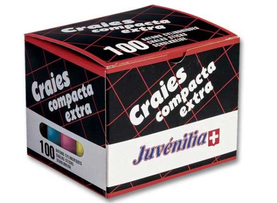1 Boite de 100 Craies couleurs pour tableau noir