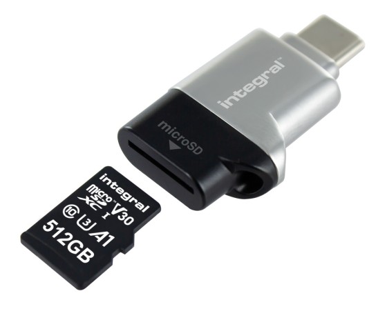 Integral - Lecteur de carte (microSD, microSDHC UHS-I, microSDXC UHS-I) - USB-C 3.1 Gen 1