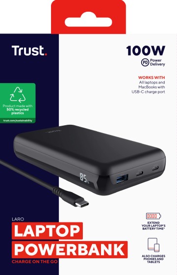 TRUST LARO 100W Laptop Powerbank