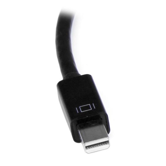 StarTech.com Adaptateur / Convertisseur actif Mini DisplayPort 1.2 vers HDMI 4K pour MacBook Pro / MacBook Air Mini DP - M/F - Blanc - Convertisseur vidéo - DisplayPort - HDMI - noir